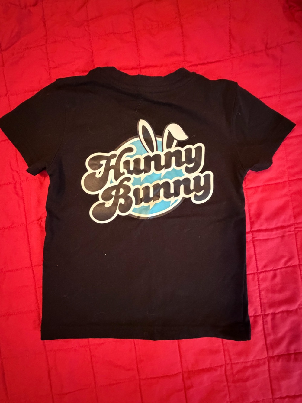 Hunny Bunny Graphic Tee - Black